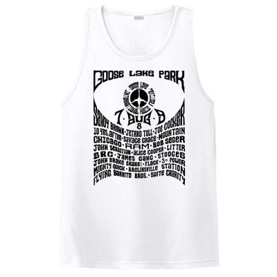 Goose Lake Music Festival Michigan 1970 PosiCharge Competitor Tank