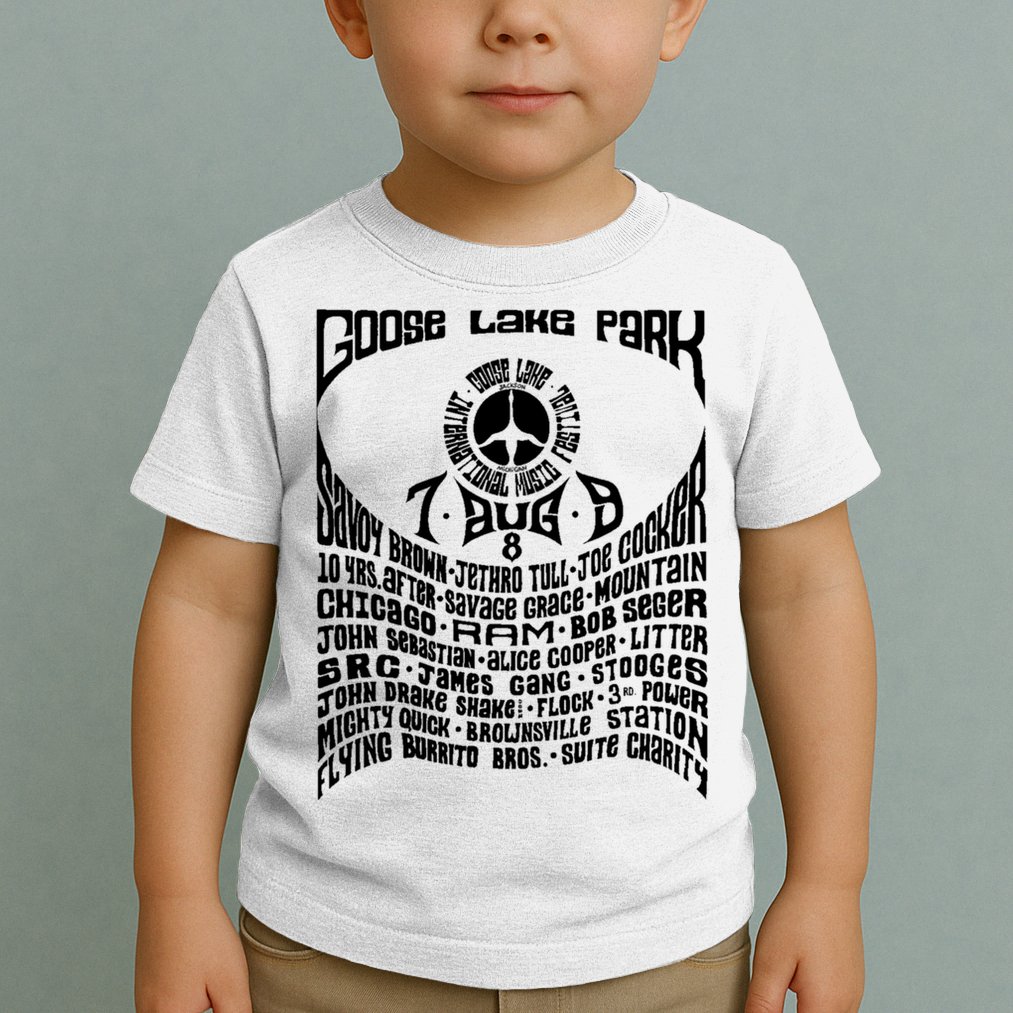 Goose Lake Music Festival Michigan 1970 Toddler T-Shirt