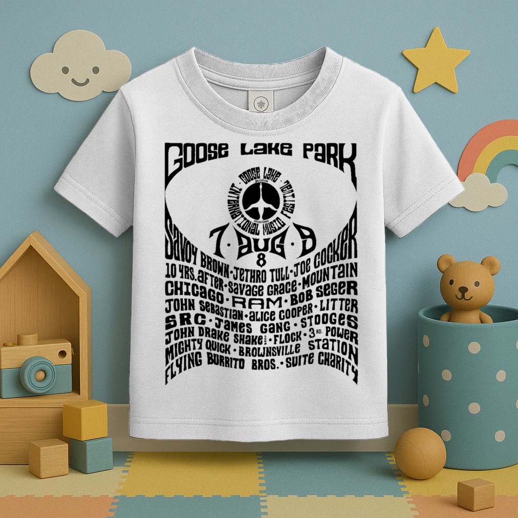 Goose Lake Music Festival Michigan 1970 Toddler T-Shirt