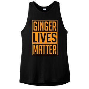 Ginger Lives Matter St Patricks Day Red Headed Men Women Tee Ladies PosiCharge Tri-Blend Wicking Tank