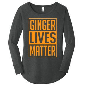 Ginger Lives Matter St Patricks Day Red Headed Men Women Tee Women's Perfect Tri Tunic Long Sleeve Shirt