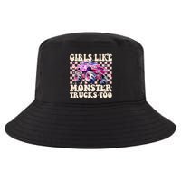 Girls Like Monster Trucks Too Cool Comfort Performance Bucket Hat