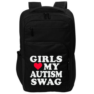 Girl Love My Autism Swag Funny Autistic Boy Awareness Impact Tech Backpack