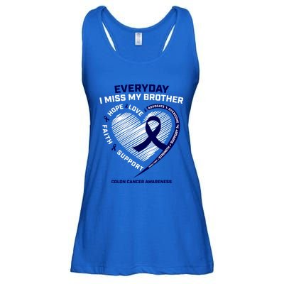 Gifts Loving Memory Cool Gift Brother Colon Cancer Awareness Gift Ladies Essential Flowy Tank