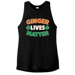 Ginger Lives Matter Ladies PosiCharge Tri-Blend Wicking Tank