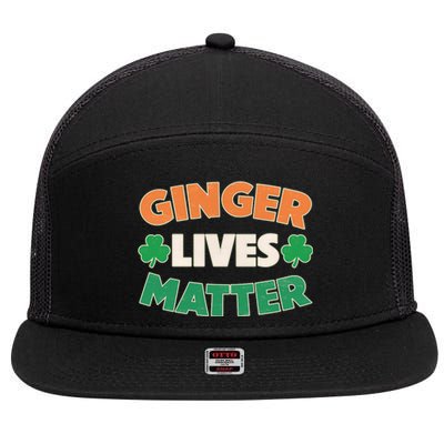 Ginger Lives Matter 7 Panel Mesh Trucker Snapback Hat