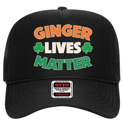 Ginger Lives Matter High Crown Mesh Back Trucker Hat