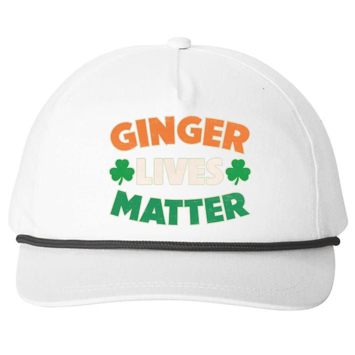 Ginger Lives Matter Snapback Five-Panel Rope Hat