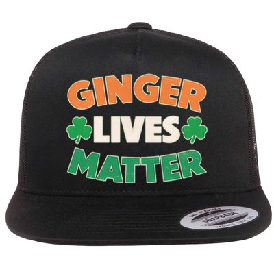 Ginger Lives Matter Flat Bill Trucker Hat