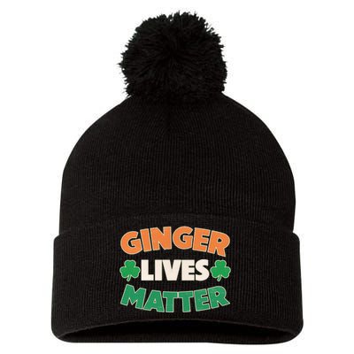 Ginger Lives Matter Pom Pom 12in Knit Beanie