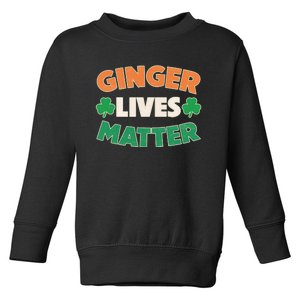 Ginger Lives Matter Toddler Sweatshirt