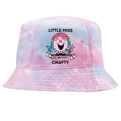 Groovy Little Miss Crafty Teacher Tie-Dyed Bucket Hat