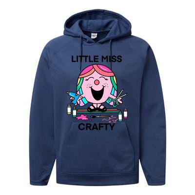 Groovy Little Miss Crafty Teacher Performance Fleece Hoodie