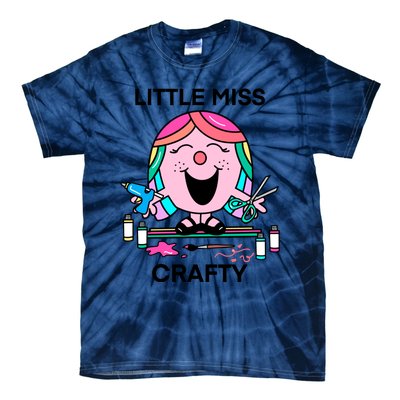 Groovy Little Miss Crafty Teacher Tie-Dye T-Shirt