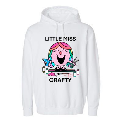 Groovy Little Miss Crafty Teacher Garment-Dyed Fleece Hoodie