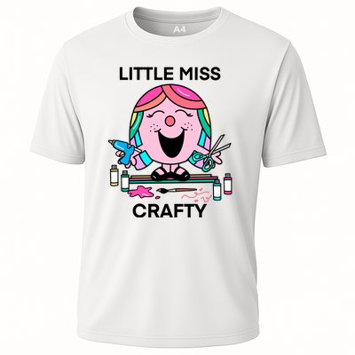 Groovy Little Miss Crafty Teacher Cooling Performance Crew T-Shirt