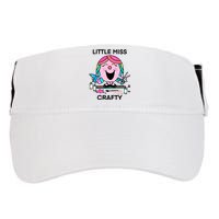 Groovy Little Miss Crafty Teacher Adult Drive Performance Visor