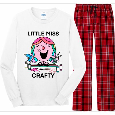 Groovy Little Miss Crafty Teacher Long Sleeve Pajama Set