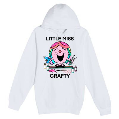 Groovy Little Miss Crafty Teacher Premium Pullover Hoodie