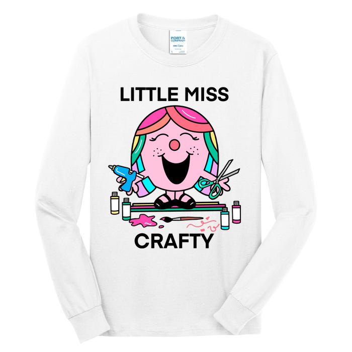 Groovy Little Miss Crafty Teacher Tall Long Sleeve T-Shirt