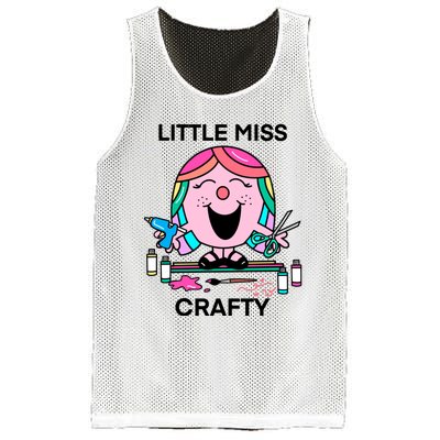 Groovy Little Miss Crafty Teacher Mesh Reversible Basketball Jersey Tank