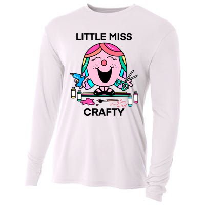 Groovy Little Miss Crafty Teacher Cooling Performance Long Sleeve Crew