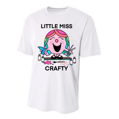 Groovy Little Miss Crafty Teacher Performance Sprint T-Shirt