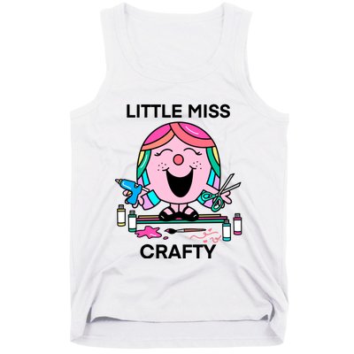 Groovy Little Miss Crafty Teacher Tank Top