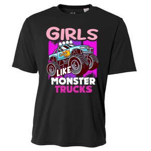 G.I.R.L.S Like Monster Truck Big Style Truck Cooling Performance Crew T-Shirt