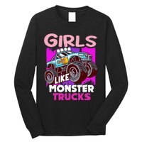 G.I.R.L.S Like Monster Truck Big Style Truck Long Sleeve Shirt