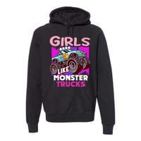 G.I.R.L.S Like Monster Truck Big Style Truck Premium Hoodie