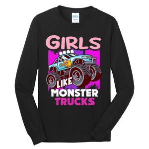 G.I.R.L.S Like Monster Truck Big Style Truck Tall Long Sleeve T-Shirt