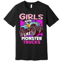 G.I.R.L.S Like Monster Truck Big Style Truck Premium T-Shirt