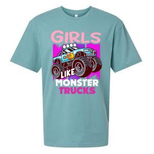 G.I.R.L.S Like Monster Truck Big Style Truck Sueded Cloud Jersey T-Shirt