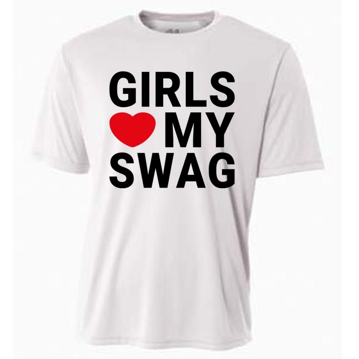 GIRLS LOVE MY SWAG Cooling Performance Crew T-Shirt