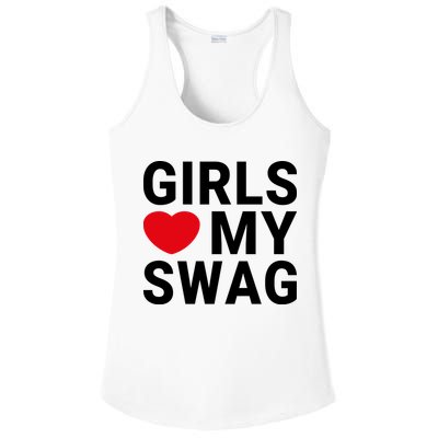 GIRLS LOVE MY SWAG Ladies PosiCharge Competitor Racerback Tank