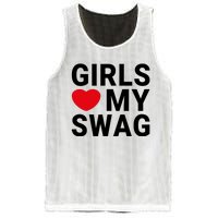 GIRLS LOVE MY SWAG Mesh Reversible Basketball Jersey Tank