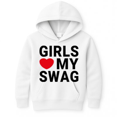 GIRLS LOVE MY SWAG Kids Hoodie