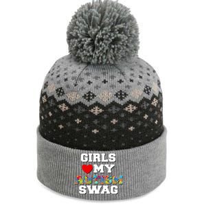 Girl Love My Autism Swag The Baniff Cuffed Pom Beanie