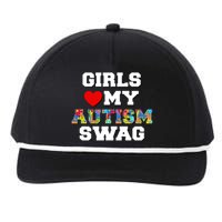 Girl Love My Autism Swag Snapback Five-Panel Rope Hat