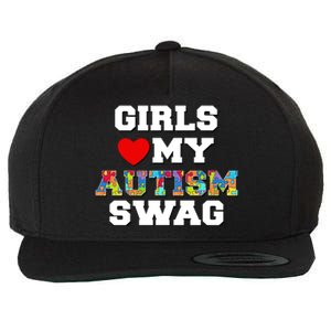 Girl Love My Autism Swag Wool Snapback Cap