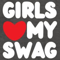Girls Love My Swag Vector Backpack