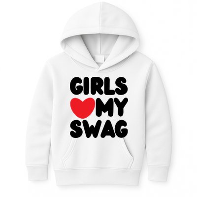 Girls Love My Swag Kids Hoodie