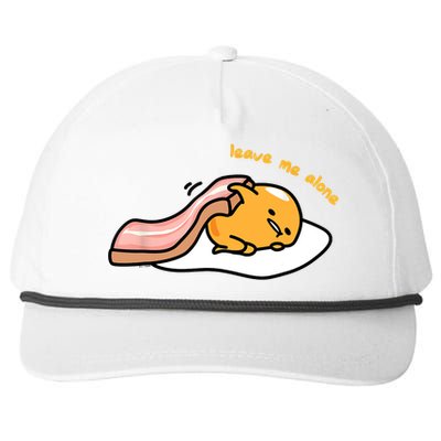 Gudetama Leave Me Alone Snapback Five-Panel Rope Hat