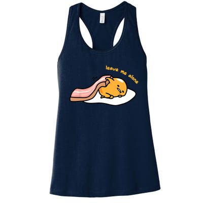 Gudetama Leave Me Alone Women's Racerback Tank