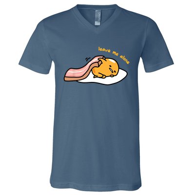 Gudetama Leave Me Alone V-Neck T-Shirt