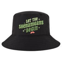 Groovy Let Me Shenanigans Begin Retro St Patrick Day Cool Comfort Performance Bucket Hat