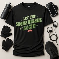 Groovy Let Me Shenanigans Begin Retro St Patrick Day Performance Shirt