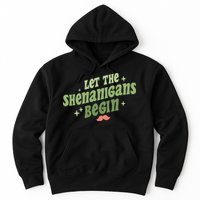 Groovy Let Me Shenanigans Begin Retro St Patrick Day Hoodie