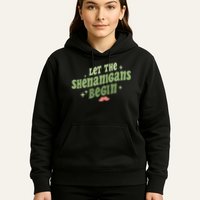 Groovy Let Me Shenanigans Begin Retro St Patrick Day Hoodie